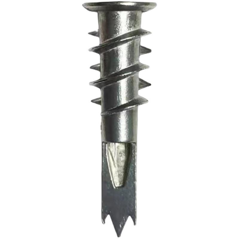 锌加长合a金免打孔螺丝快速质拧入材虎飞机石膏板膨胀涨塞螺旋式