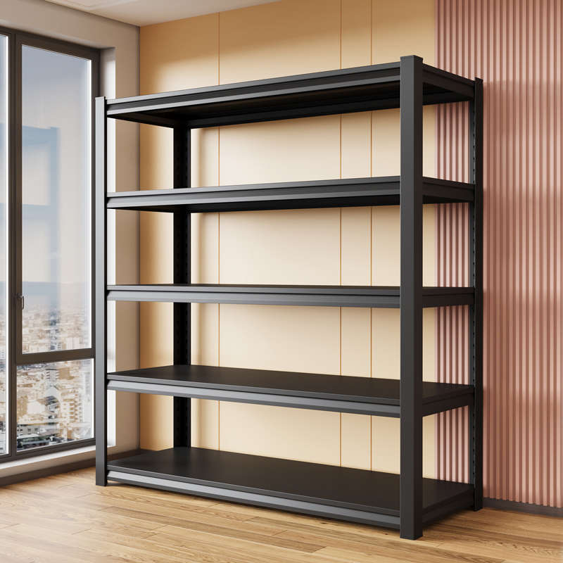 钢制货架置物架家用多层r落地阳台杂物间储物架商用快递超市展示