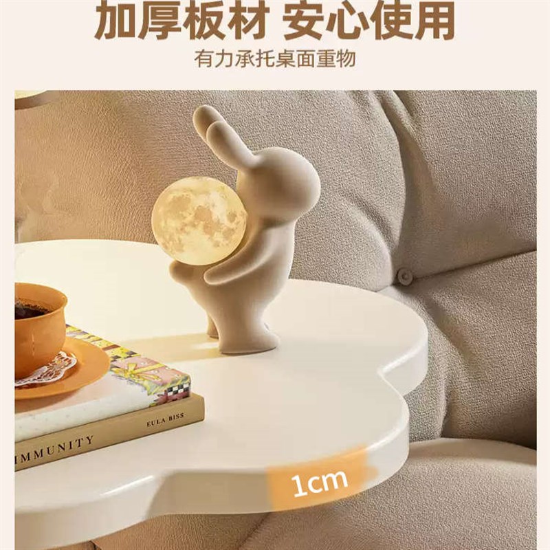 茶几小桌子可移动沙发边几客厅极简圆桌床头桌边桌置物架阳台茶桌