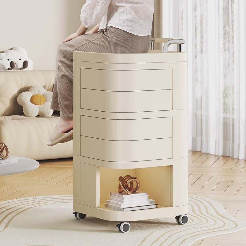 客厅置物架落地可移动卫生间浴室夹缝收纳柜厕所R洗漱用品推车架