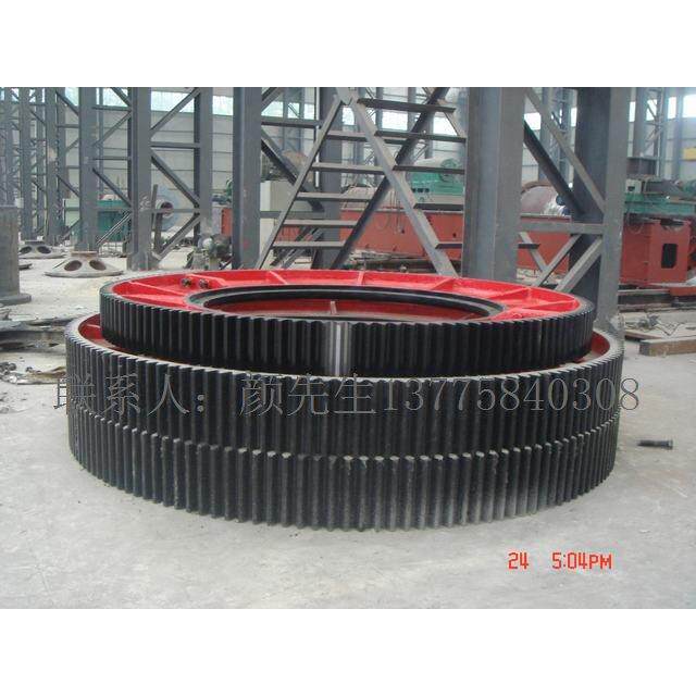 BM1800复合肥回转式包膜机大齿轮滚圈托轮齿圈总成配件