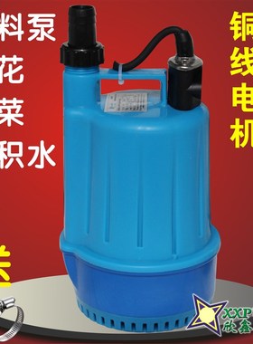 SPP100塑料泵潜水泵花园泵地面吸干泵浇花浇菜S地下室抽积水潜水