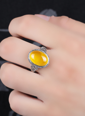 S925银戒指空托戒托7*9 9*12 8*10 10*1D4 12*14 13*16 10*12 9*1