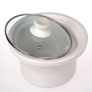 通用内胆炖锅玻璃盖子专用白瓷0.7L1.5L2.5L3.5L45升Y锅胆紫砂陶