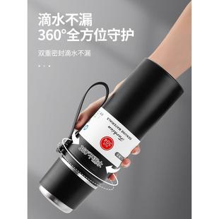 6B76大容量保温杯304不锈钢水杯男士 杯子壶女学生便携茶杯1000ml