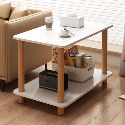 小桌子简易出租屋小型茶几客厅沙发边几家用小方桌卧室床头置物架