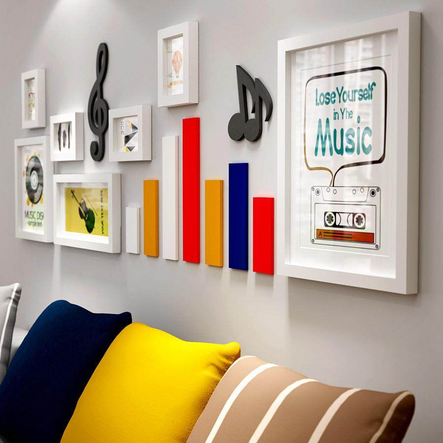 包邮乔治修拉实木相框创意照片墙/相框墙,家居饰品,DIY亲子装饰画,淘宝优惠券,粉丝福利购,淘宝优惠卷