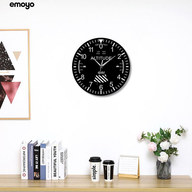 汽车仪表盘钟表创意个性挂壁钟静音机芯时钟家用装饰店铺装修挂钟