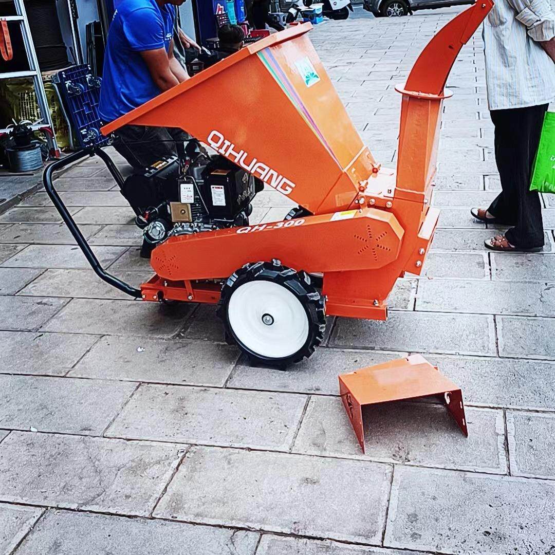 园林枝条树枝粉碎机 柴油动力果树粗枝碎枝机 园林植保设备