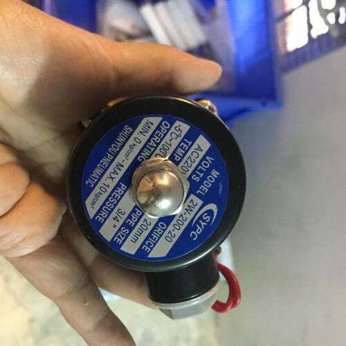 SYPC气动元件 2W200-20 220V电磁阀铜体 二通阀水阀6分牙
