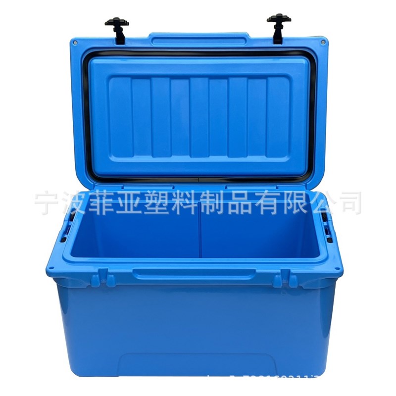 65L干a冰低温不开裂高密封滚塑干冰周转箱 干冰桶 50kg干冰保温箱