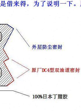97-04款CR125 96款CR250 96-01款CR500 96-01款KX125  油封