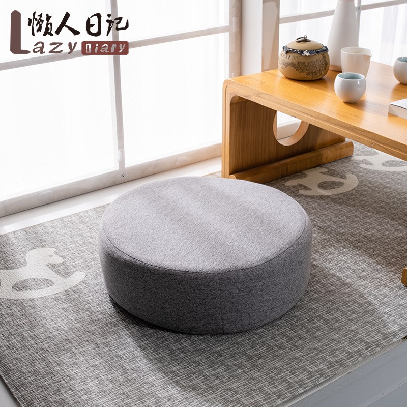 懒人日记飘窗垫窗台垫四t季通用海绵阳台垫子日式榻榻米加厚圆坐