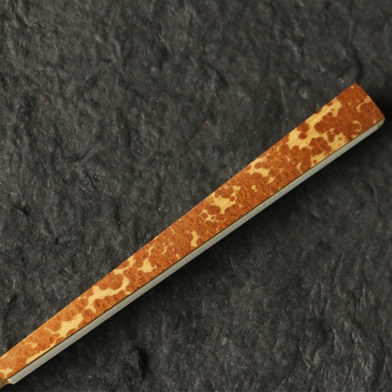 一物一拍云南湘妃竹老料纯v手工精工制作文人折扇收藏竹扇子把件