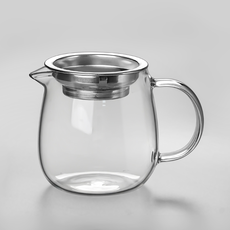 公道杯玻璃带茶漏一体过滤网手柄z倒茶公杯茶道泡茶茶具滤茶器分