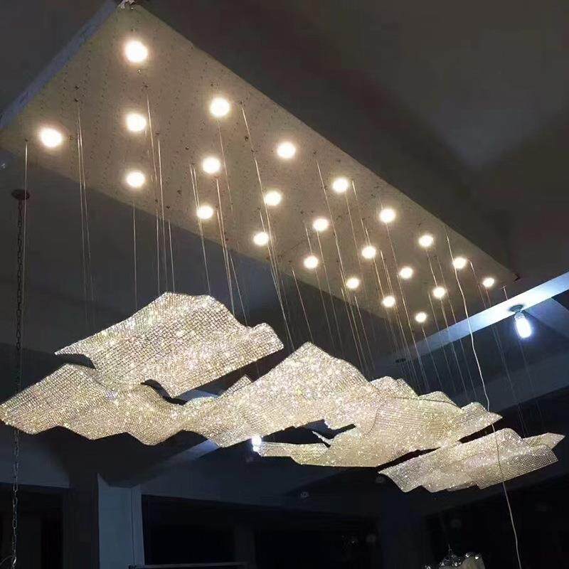 大型工程装饰吊灯酒店大堂宴会灯售楼部沙盘店铺商用餐饮公区灯具