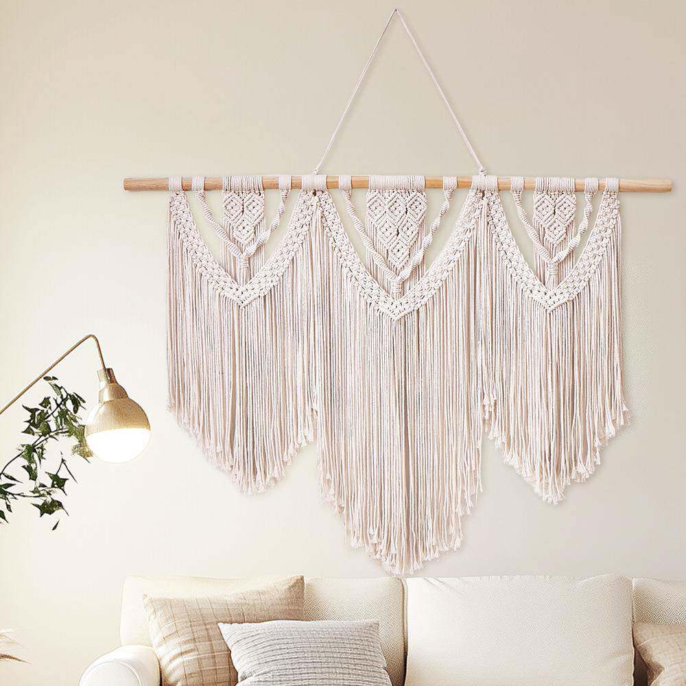 流苏挂毯门帘隔断波西米亚民宿壁毯房间墙壁家居装饰品墙饰中式