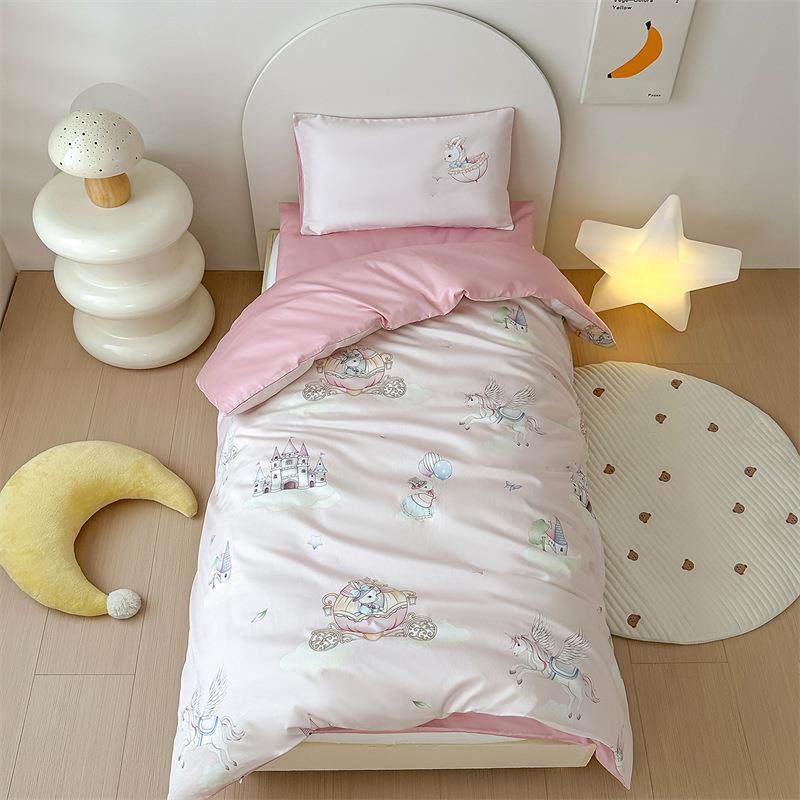 60支长绒棉儿童幼儿园被子三件套宝宝入园午睡纯棉被褥床品六件套,电子元器件市场,其它元器件,淘宝优惠券,粉丝福利购,淘宝优惠卷