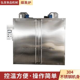 燒雞烤肉大型全自動煙熏爐豆干香腸魚類懸掛類臘腸煙熏爐設備