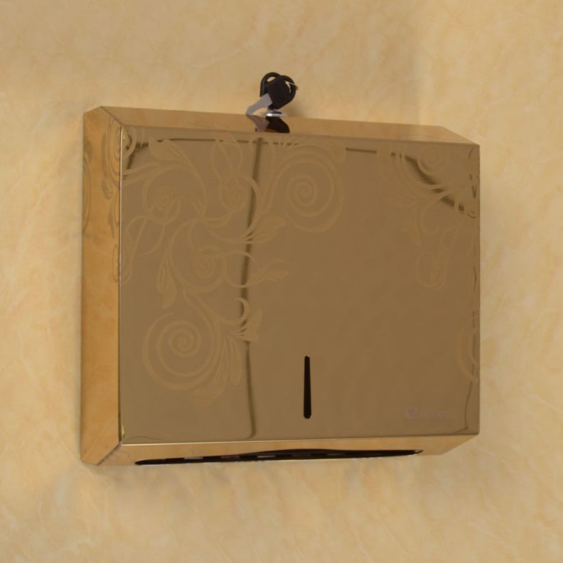 抽纸盒厕所架挂壁式纸巾盒卫生间长方形 擦手纸厕纸盒酒店 不锈钢