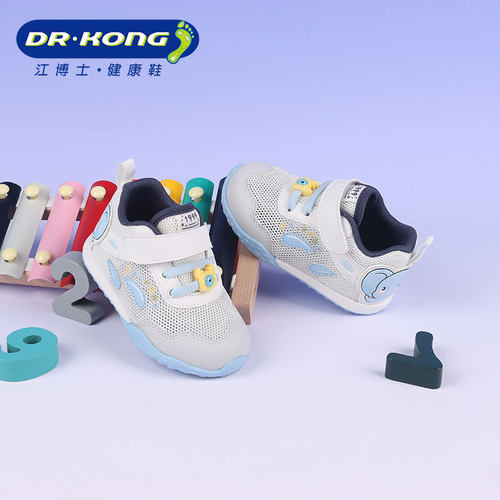 Dr.Kong江博士春季软底透气防滑轻便魔术贴步前鞋1B13A1011AM0