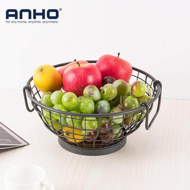 复古铁艺水果篮餐桌水果盘果蔬收纳篮置物篮客厅杂物收纳整理筐,标准件/零部件/工业耗材,车间地垫,淘宝优惠券,粉丝福利购,淘宝优惠卷