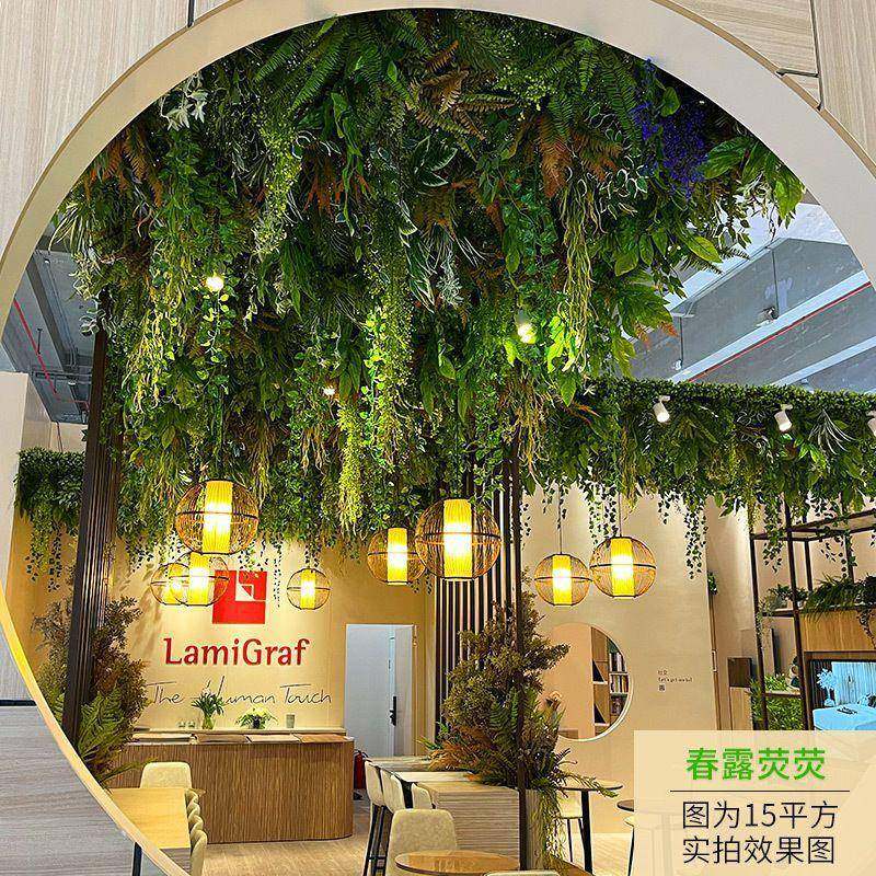 植物吊顶装饰天花板顶部花艺软装造景咖啡厅酒吧餐厅吊挂假花,纺织面料/辅料/配套,纺织机械配件,淘宝优惠券,粉丝福利购,淘宝优惠卷