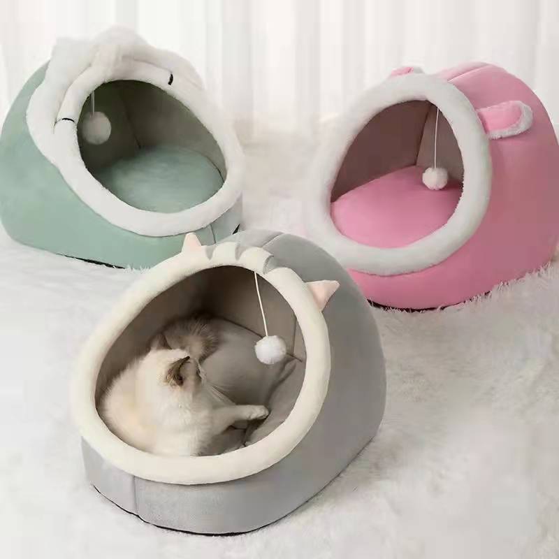 秋冬款半封闭猫窝保暖狗窝宠物窝猫床四季通用宠物用品现货