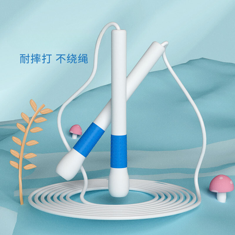 跳绳比赛花样竞技速度白胶绳个人花式短绳魔法棒