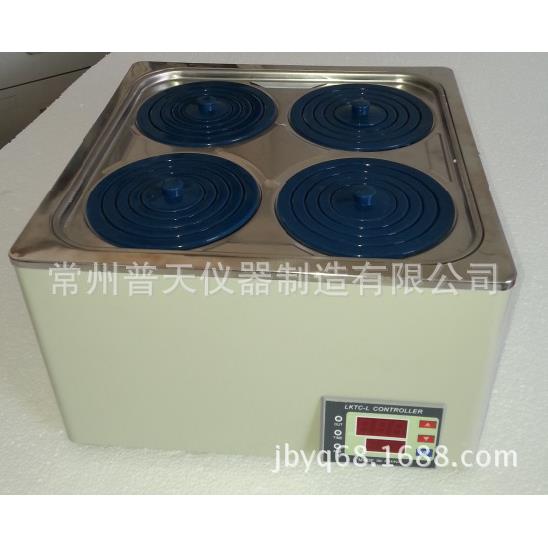现货HH-G4双列四孔恒温水浴锅实验室电热恒温数显水浴锅
