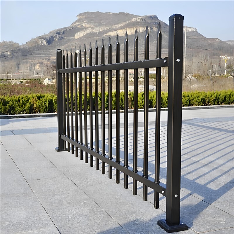 锌钢围墙护栏围栏小区别墅庭院隔离栏厂区院校防护栏户外围栏栅栏