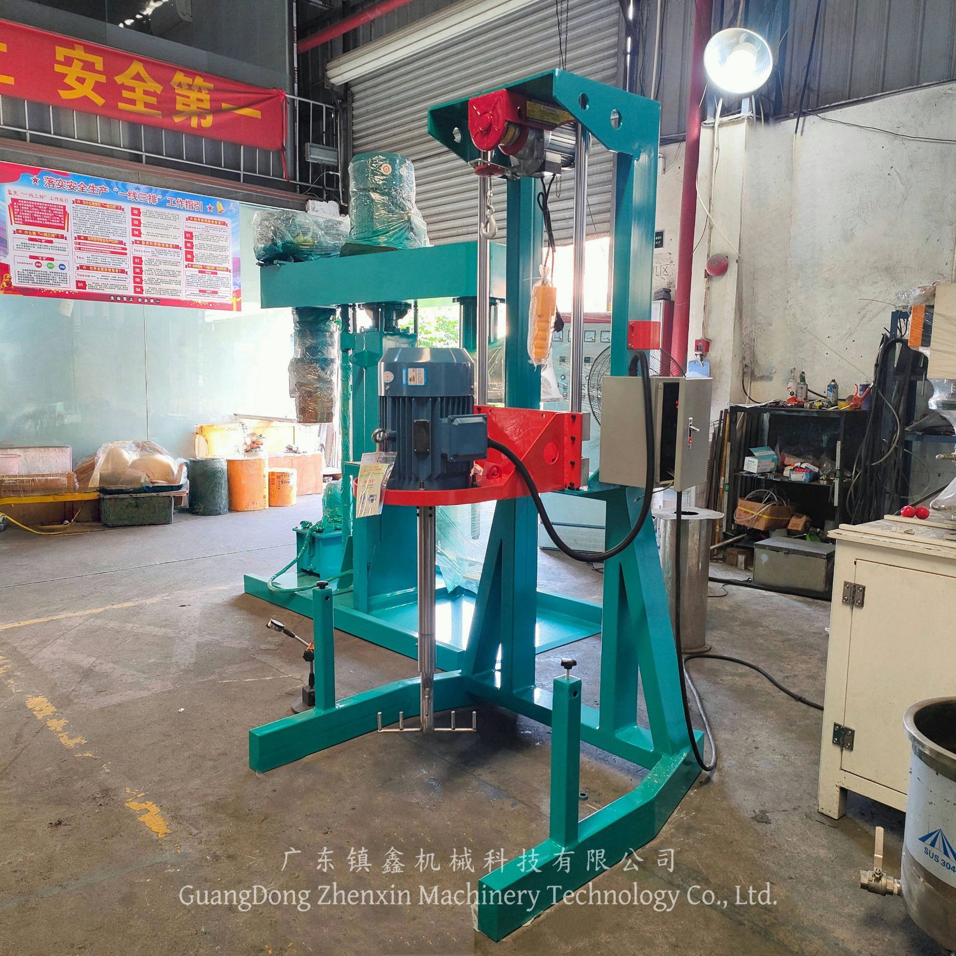 小型电动分散机油漆涂料搅拌机超粘稠胶水定制螺旋浆叶混合高转速