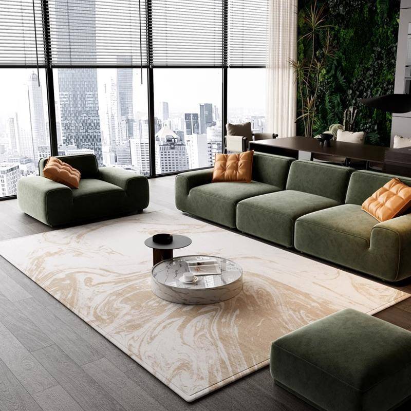 新款地毯客厅沙发地垫高级卧室免洗家用床边垫子防水简约现代茶几