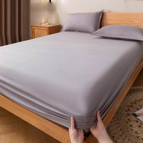 2025新款100纯棉床笠单件床罩床垫保护罩全棉床单床套罩2