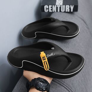 凉拖鞋男2026新款夏季外穿厚底沙滩鞋夹脚凉拖轻便户外人字拖凉鞋