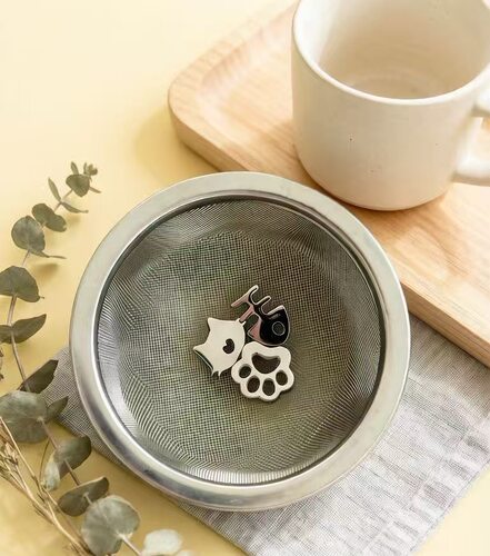 抹茶茶筛网螺母配件，食品级不锈钢