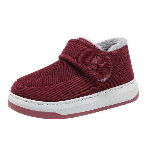 双星冬天老人棉拖鞋厚底中老年