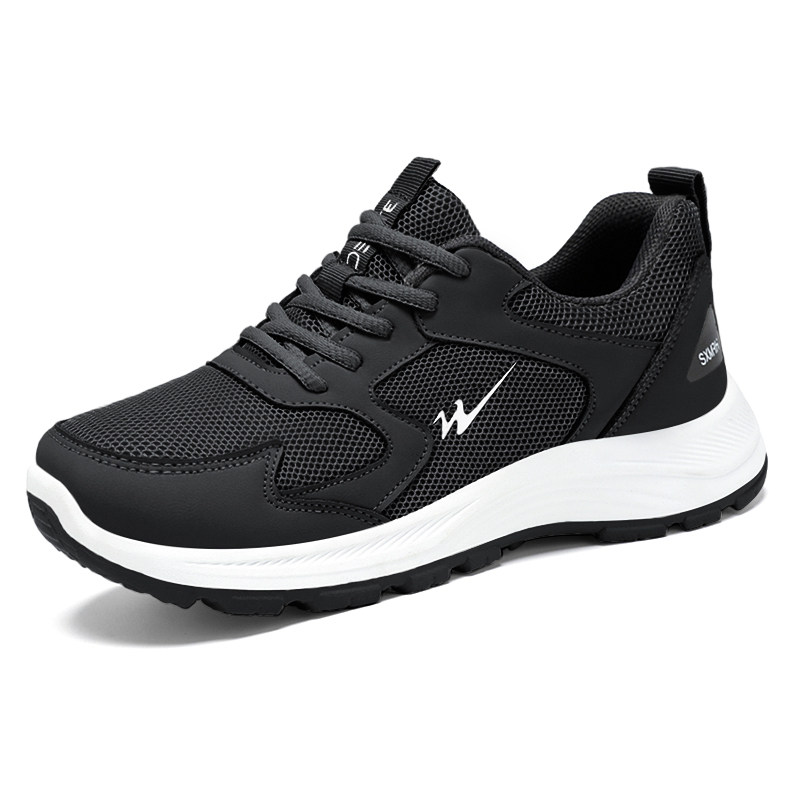 双星老人鞋舒适中老年妈妈鞋透气网鞋软底防滑运动百搭休闲健步鞋