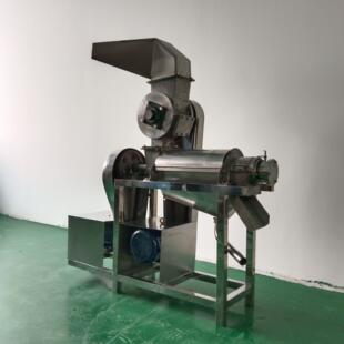 大型柠檬螺旋挤压榨汁机果渣分离蓝莓芒果脱籽榨汁机