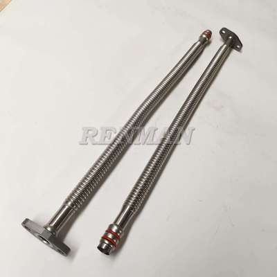 适用康明斯6L发动机增压器回油管东风天龙涡轮增压器油管3977615