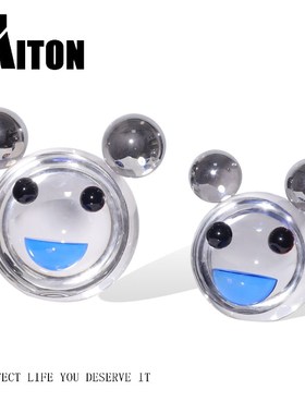 简约现代创意艺术水晶卡通摆件样板房间家居客厅儿童房软装饰品