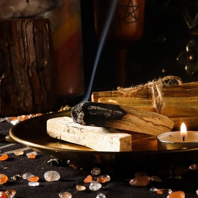 秘鲁圣木条palosanto高x油性老料原木爆油净化冥想水晶消磁香薰