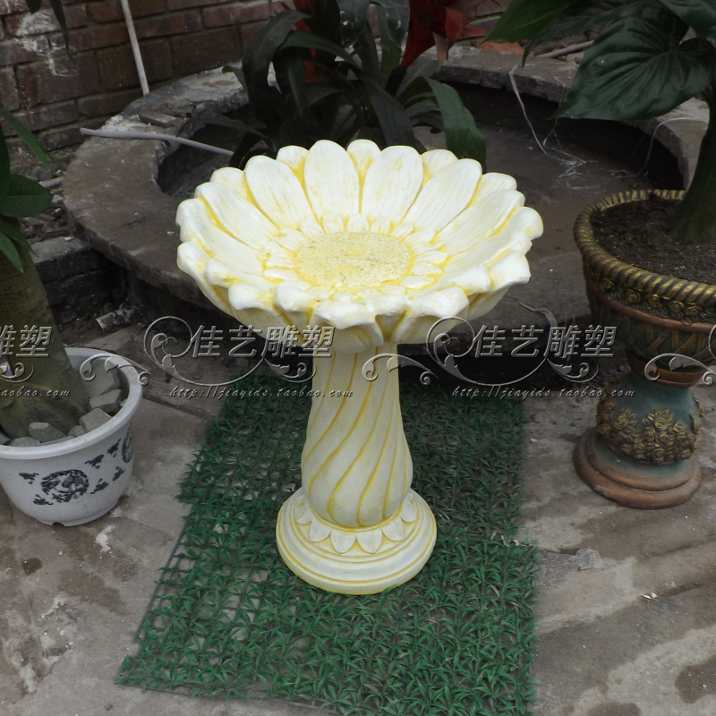 现代欧式入户花园工艺摆设工艺花盆G花器储物器摆件装饰品喂鸟器