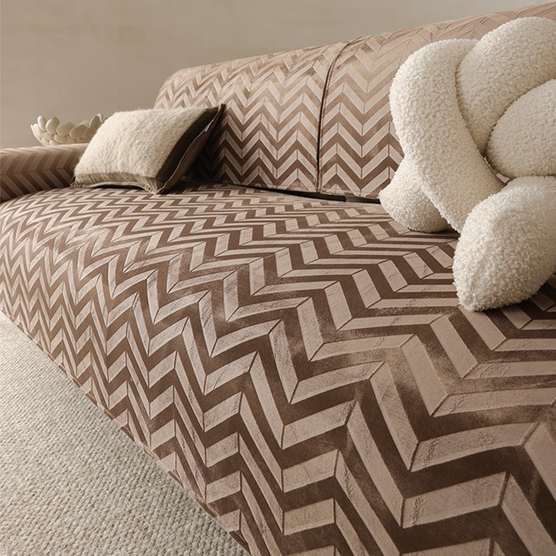 2024新款美拉德沙发垫四季通用防滑沙发套罩轻奢坐垫子夏季盖布巾