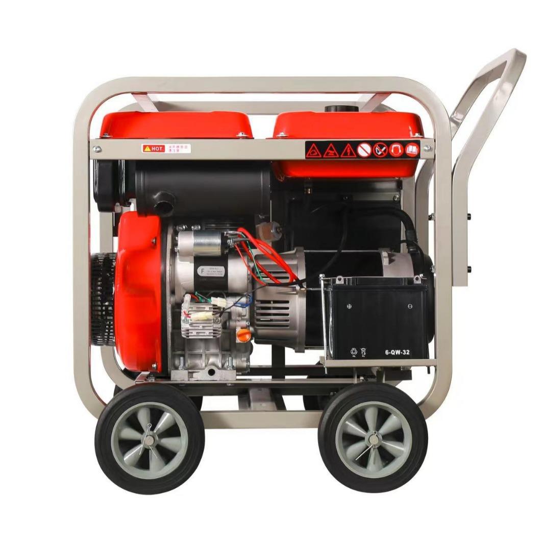 重庆柴油发电机组厂家10KVA220v电动小型家用应急足功率