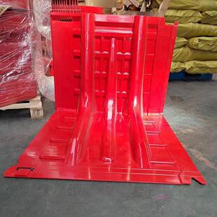 L型防汛防洪挡水板地下车库阻水板红色ABS可移动围堰防洪闸