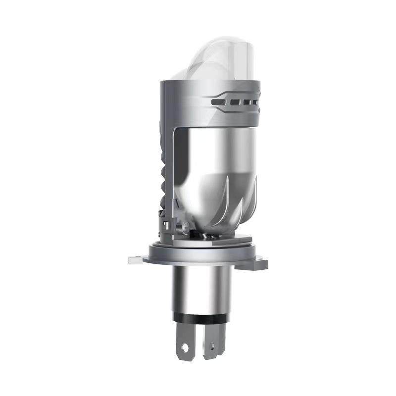 M01P汽车大灯h4直插式远近光改装车灯 超亮双光透镜汽车led大灯