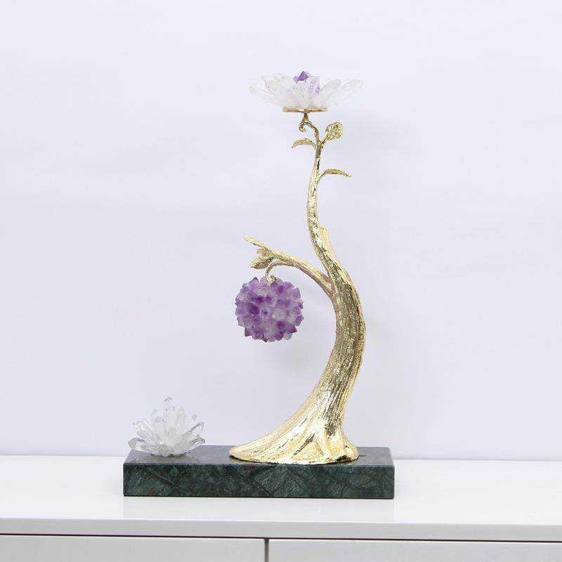 现代轻奢入户玄关摆件水晶发财树客厅电视柜酒柜书柜家居装饰品,乐器/吉他/钢琴/配件,其它乐器配件,淘宝优惠券,粉丝福利购,淘宝优惠卷