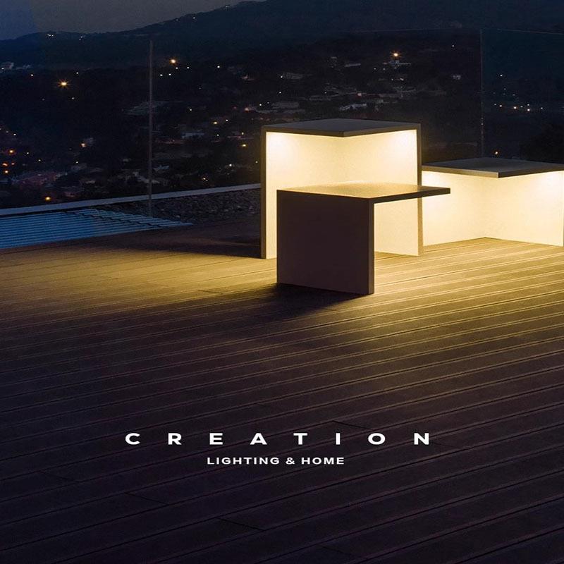 现代简约防水吧台椅灯户外草坪灯庭院灯花园露台灯室外工程草地灯