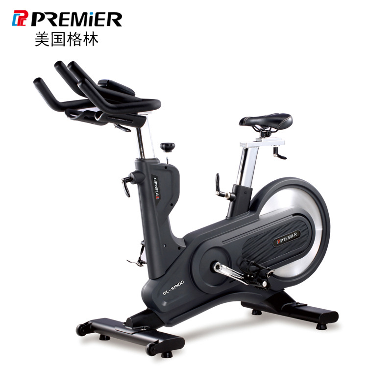 PREMIER/美国格林SP100健身房商用动感单车后置飞轮直立式健身车